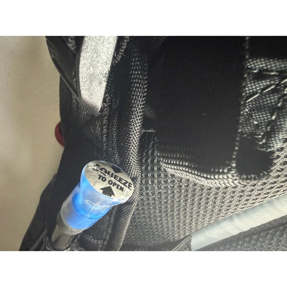 Outdoor Products Hydration Backpack Black Gray Hiking Trail Bag with Reservoir